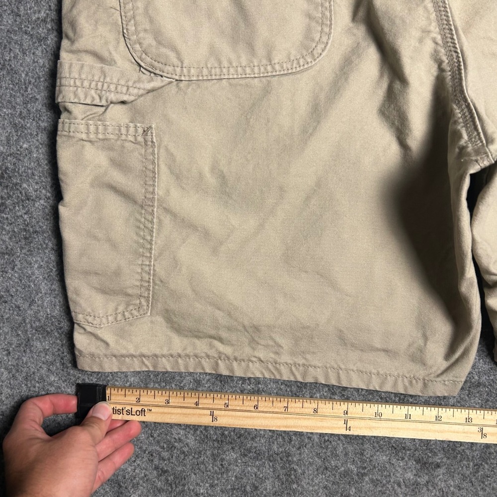 Carhartt Canvas Carpenter Shorts Tan Khaki Baggy Skater Vintage Size 38 - Picture 3 of 7